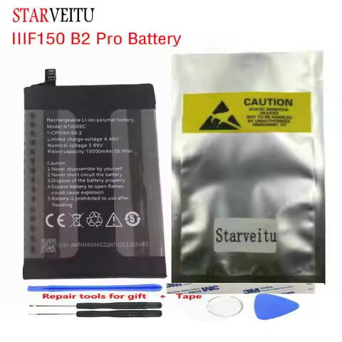 Battery for IIIF150 B2 Pro and B2 Original Bateria 10000mAh Mobile Phone Accessories