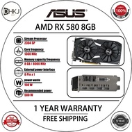 USED ASUS RX 580 8GB 2304SP Graphics Cards GDDR5 256bit Gaming Video Card DirectX 12 Desktop Compute