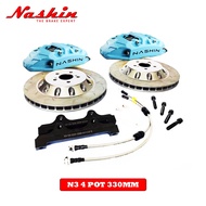 Mitsubishi Lancer GT CY4A 2007-16 - Nashin N3 Big 4 Pot Big Brake Kit (330mm)