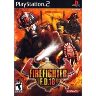 (PS2 DVD GAMES) FIREFIGHTER F.D.18