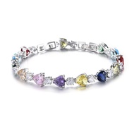 Love Zircon Heart Fashion Diamond-Studded Peach Heart Simple Female Ocean Heart-Shaped New Style Bra