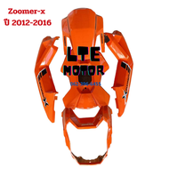 ชุดสี เฟรม honda Zoomer x ซูเมอร์ เอ็ก สีส้ม ครบคัน 5 ชิ้น รถปี 2015-2016 ABS 100% พร้อมส่ง