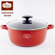 Vantage 24cm Nonstick Aluminium Die Cast Sauce Pot / Casserole Pot - 3.80 Litre
