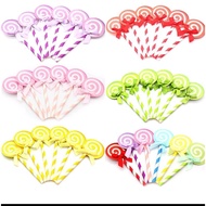 Lollipop topper 6in1 Cake decoration topper
