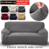 Velvet sofa cover 1/2/3/4 seater sofa cover L Shape Sofa Cover Sofa Cover Protector Cushion Covers Sofa Couch Sovers