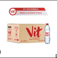 Vit Air Mineral Botol Mini Kecil 330ml 1 dus
