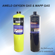 AWELD OXYGEN GAS & MAPP GAS