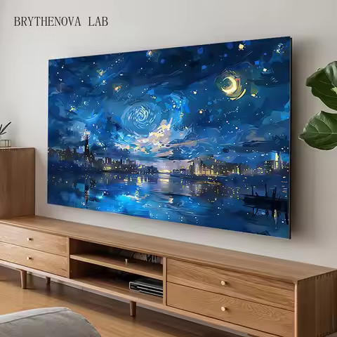 Elastic LCD TV Dust Covers Scenery Printed Home Decoration Television Cover Cloth Universal for 48/5