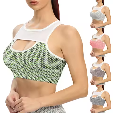 Women Sports Bra Top Push Up Fitness Yoga Bra Running Quick Women Top Drying Gym Anti-Shock Yoga Cro