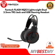Fantech FLASH HQ53 Lightweight Dual 3.5mm TRS Jack and USB Gaming Headset