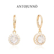 ANTOJUNNO earring zircon 14k gold 925silver
