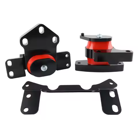 Black Red Replacement Engine MotorTransmission Mount Kit For15-19 Audi A3 S3 VW Golf GTI MK7 1.8T 2.