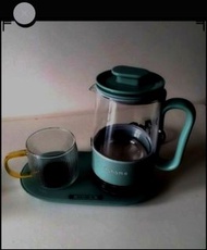 2026年 馬年 開心價  日本 Yohome YH-002 快煮恆溫元氣養生壺 一機多用途 大肚媽媽 坐月 紅棗水 炒米茶 補身必備 附有茶濾格和玻璃燉盅 滿足不同需要 可煲水 煲咖啡 奶茶 花茶 