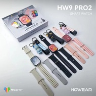 HW9PRO2 สมาร์ทวอทช์ 3 สาย + พวงกุญแจ แสดงข้อมูลการโทรและบันทึกกีฬา