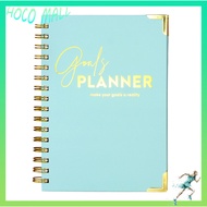 HOCO MALL Inspirational Quote Notebook Make Your Goals A Reality Planner 2026 Weekly Planner Noteboo