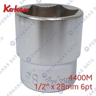 MATA 1/ 2" X 28MM 6PT KOKEN 4400M JAPAN 28 MM SOCKET SHOCK