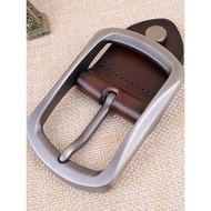 Belt Buckle Head Pure Cowhide Men's Belt Accessories Belt Head Pin Buckle Buckle Head Belt Head Pure