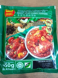 ผงเครื่องแกงกระหรี่ สำหรับไก่และเนื้อ Babas Meat crrry Powder Serbuk Kari Daging BABAS  Product of M