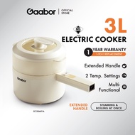 Gaabor 3L Electric Cooker Multifunctional Electric Skillet Non Stick Mini Wok Pan EC-30M01A