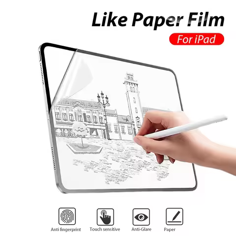 Paper Feel Screen Film For iPad Pro 12.9 2022 2021 2020 2018 2017 2015 Smooth Writing Student Artist