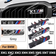 3D Car Front Grille Badge Emblem for X1 X2 X3 X4 X5M X6M X7M G82 G83 F48 G60 G68 G70 G80 G87 E83 G11