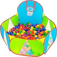 NUBUNI Ball Pit for Children, Ball Pool, Ball Pit for Baby, Toddler Ball Pool, Ball Bath, Paddling Pool, Baby Play Tent, - Pop-up