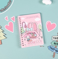 พร้อมส่ง สมุดซานริโอ sanrio สมุดโน๊ต สมุดจดมีเส้น ลวดลายน่ารัก