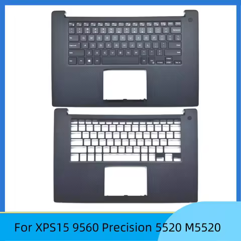 New For XPS15 9560 Precision 5520 M5520 Keyboard Frame Case Palmrest Cover Upper Case 0Y2F9N Y2F9N
