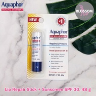 Aquaphor - Lip Repair Stick + Sunscreen SPF 30 48 g  ลิปบาล์ม บำรุงริมฝีปาก ผสมกันแดด
