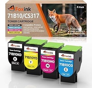 CS317 Toner Cartridges High Yield Replacement for Lexmark CS317 CS317dn CX317 CX317dn CS417 CS417dn 