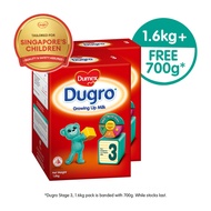 Dumex Dugro Step 3 (1Plus) Reg (1.6Kg Plus 700G) Milk Powder