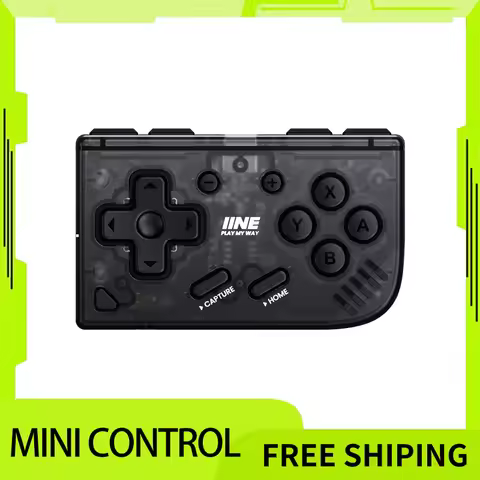 Iine Retro Mini Controller Anki/ Turbo Function Interchangeable Joystick D-Pad Multi-Platform Contro