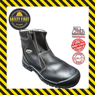 BEETHREE Safety Shoes Mid Cut ZIP BT 8836 7 INCHES ZIP UP SIRIM & DOSH