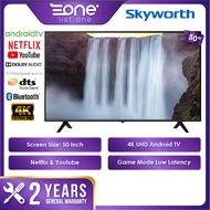 【24H Ship Out】Skyworth 65 Inch 4K UHD Android TV 65SUC6500 | Youtube Netflix Smart TV | Google Assis