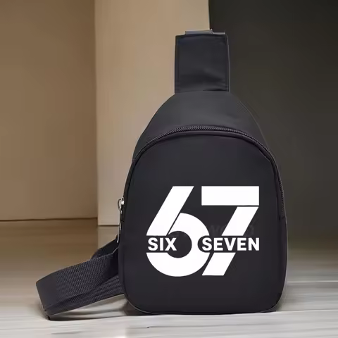 Children's Chest Bag 67 Six Seven Baby Girl Boy Purses Handbags Kids Fashionable Casual 6 7 Mini Cro