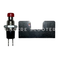 TOMBOL Switch Button Fitting Bulb Trunk Light Front Box Drawer Vespa Excel 200 Spartan PX Exclusive 