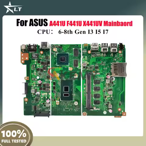 X441UV Laptop Motherboard For ASUS A441U F441U X441UAR X441UVK X441URK X441UAK X441UBR X441U X441UB 