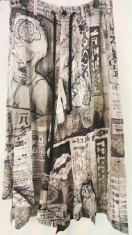Ultra Rare Yohji Yamamoto Unisex Sample art collector fashion show  layer pants pour Homme 山本耀司 時裝表演