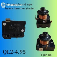 GE 2Pcs QL2-4.95 QL2-7.0 QL2-1.60 Refrigerator Freezer Starter Heavy Duty Starter Protector Capacito