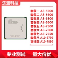 A8-5500 AMD 5600K 6500 6600K 7500 7600 7650K FM2 Quad Core จอแสดงผลแบบบูรณาการ CPU