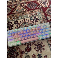 RK61 ROYAL KLUDGE Bluetooth 5.0 And USB C 2.4G Tri Mode RGB Backlit Mechanical Keyboard RK61