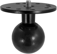 Arkon Robust Circular Metal 38mm (1.5 inch) Ball to 1/4”-20 Camera Bolt Adapter Retail Black