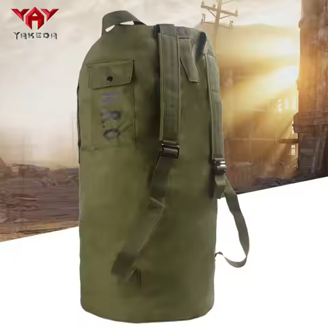 Mountaineering travel bag, backpack, large capacity bucket bag, men's sports outdoor waterproof buck