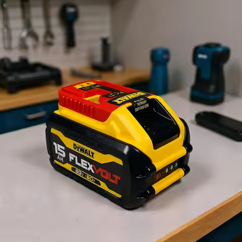 For Dewalt Battery 20V/60V 18V/54V 15Ah FLEXVOLT Lithium Ion 21700 Cells Pack Rechargeable Pack Cord