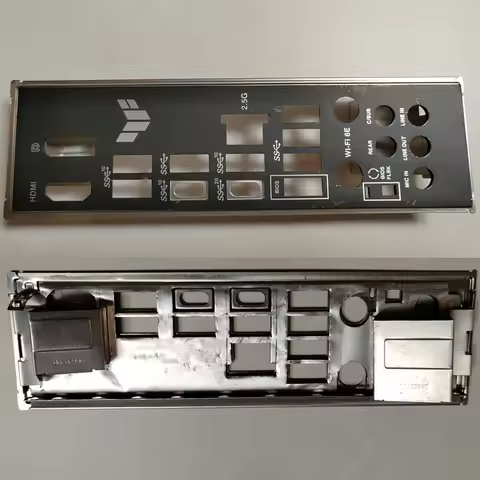 1Pcs For Asus TUF GAMING X670E-PLUS, TUF GAMING X670E-PLUS WIFI I/O Shield Back Plate BackPlate Blen