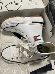 Tommy Jeans 中筒運動鞋 白色 38碼