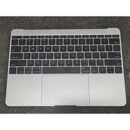 12" A1534 2017 Gray Palmrest Touchpad Keyboard 613-04337-A (KN 183)
