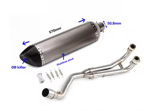 Tmax500 Tmax530 Exhaust Full system Header Pipe FOR Yamaha T-MAX Tmax 500 Tmax530 T-MAX 500 530 2010