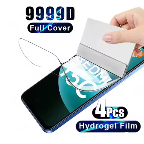 4PCS Hydrogel Film for Xiaomi Redmi 15C 14C 13C 12C 15 13 12 Turbo 4 Screen Protector on Redmi K80 K