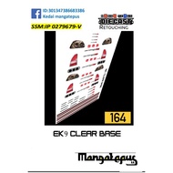 hotwheels tomica decal ek9 clear base